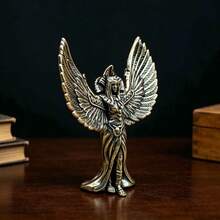 Brass Statue, Home Decor Figurine, Vintage Living Room/Office Desktop Decorative Sculpture, Creative Gift - 1PC - View 9