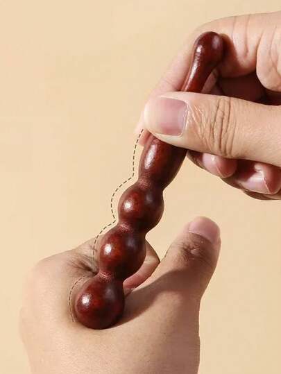 1pc Wooden Multi-Function Acupoint Massage Stick For Foot Relaxation