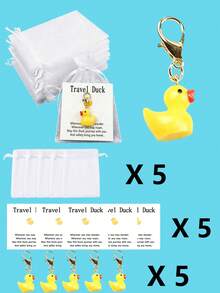10 piezas de figuritas adorables de patitos amarillos con tarjetas inspiradoras, reconfortantes o motivacionales, regalo perfecto para amigos y estudiantes que aman las cosas adorables, adecuado para el Día de la Madre, el Día del Padre, recuerdos de graduación, viajes, fiestas y talla grande regalos para la madre, el padre, la graduación y el maestro - Amarillo - Ver 19