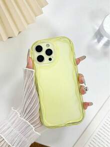 Bộ 3 ốp lưng mềm màu kem trơn, viền lượn sóng, màu xanh dương/vàng/hồng, tương thích với iPhone 17/17 Pro Max, 16/16 Pro/16 Pro Max, 15, XR, 7P/8P, P12 Pro Max, P13 Pro Max, P14 Pro Max, P13, P14, P11, P12, P14, XS/S/XS Max/7/8, ốp lưng điện thoại dày dặn, dễ thương và thời trang. - Nhiều màu - Xem 4