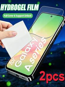 Android Phone Film Phone Screen Protector 2pcs Ultra Soft Non-Damaging Screen Protector, Rounded Edges, High-Grade Hydrogel Film, Physical Structure Enhances Scratch & Abrasion Resistance, Daily Use Friction & Impact Won't Easily Damage Film. High-Clarity High-Transparency Optical Base Material, Excellent Light Transmittance, Clear & Distortion-Free Screen Display, Smooth & Comfortable Touch Feel, Fast & Precise Touch Response. - Clear - View 11