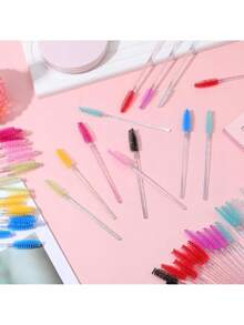 Bộ 50 cọ chuốt mascara dùng một lần, thích hợp cho nối mi/lông mày, cũng có thể dùng làm cọ kẻ mày, cọ tán phấn mắt, cọ xoắn ốc, v.v. - Nhiều màu - Xem 4