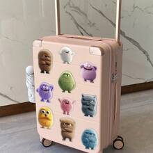 500 st/rulle söta fluffiga monsterklistermärken, kawaii lurviga varelser klistermärken i rulle för gör-det-själv-dagbok, gitarr, laptop, kuvertförsegling och presentinslagning - Multifärgad - Visa 7