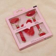 3PCS Resin Facial Massager Massage Roller For Face Body Neck Eyes Guasha Scraping Board Anti-Wrinkle Beauty Skin Care Tools,Beauty,Skin Care Products,Spa,Self Care,Skin Care Tools,Face Care,Esthetician Supplies,Massage,Face Massage Tool,Face Roller - 彩色 - 查看 10