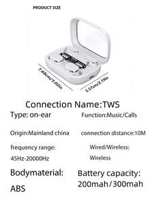 NEW SENYANG NEUE Senyang-2026 Neue kabellose Ohrhörer HiFi HD-Sound LED-Anzeige Ladecase Leicht Komfortabel In-Ear ENC Dolby Sound HD-Anrufe TWS Paare Bluetooth 6.0 Kopfhörer für iPhone für Android als Geschenk - Übersicht 9
