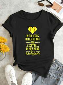 Women T-Shirts - Black - View 2