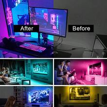 1条RGB LED霓虹灯带,柔性LED灯带,音乐同步,按钮控制,适用于家庭节日和派对装饰、圣诞装饰,USB供电,LED灯,适用于圣诞派对室内照明、节日装饰、活动照明、装饰照明、动态照明,高品质灯带,照明,智能照明,活动策划,节日购物者 - 彩虹燈 - 查看 11