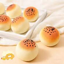 1 pièce Jouet squishy réaliste de nourriture, soulagement du stress tactile, jouet à presser, décoration de bureau, cadeau idéal pour Noël, Halloween et les fêtes - multicolore - Voir 7