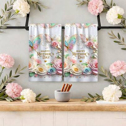 Bộ 1/2/4/6 khăn lau bát đĩa in hoa nhiều màu sắc - kích thước 16x24 inch, khăn bếp mềm mại với họa tiết hoa, kiểu dáng hiện đại, có thể giặt máy, dùng để trang trí theo mùa, có thể dùng làm khăn ăn, tấm lót bàn, quà tặng tân gia, phù hợp cho nhà bếp, phòng tắm, hoạt động ngoài trời, tiệc tùng, trang trí tiệc trà chiều, đồ dùng gia đình.
