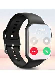 Reloj inteligente deportivo para exteriores con pantalla táctil completa de 2.01", Body de metal, compatible con llamadas y mensajes inalámbricos, podómetro, rastreador de actividad física, regalo para mujeres y hombres, compatible con Android e iOS - Ver 2