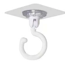 20pcs No Drill Rotating Ceiling Hooks - Multicolor - View 1
