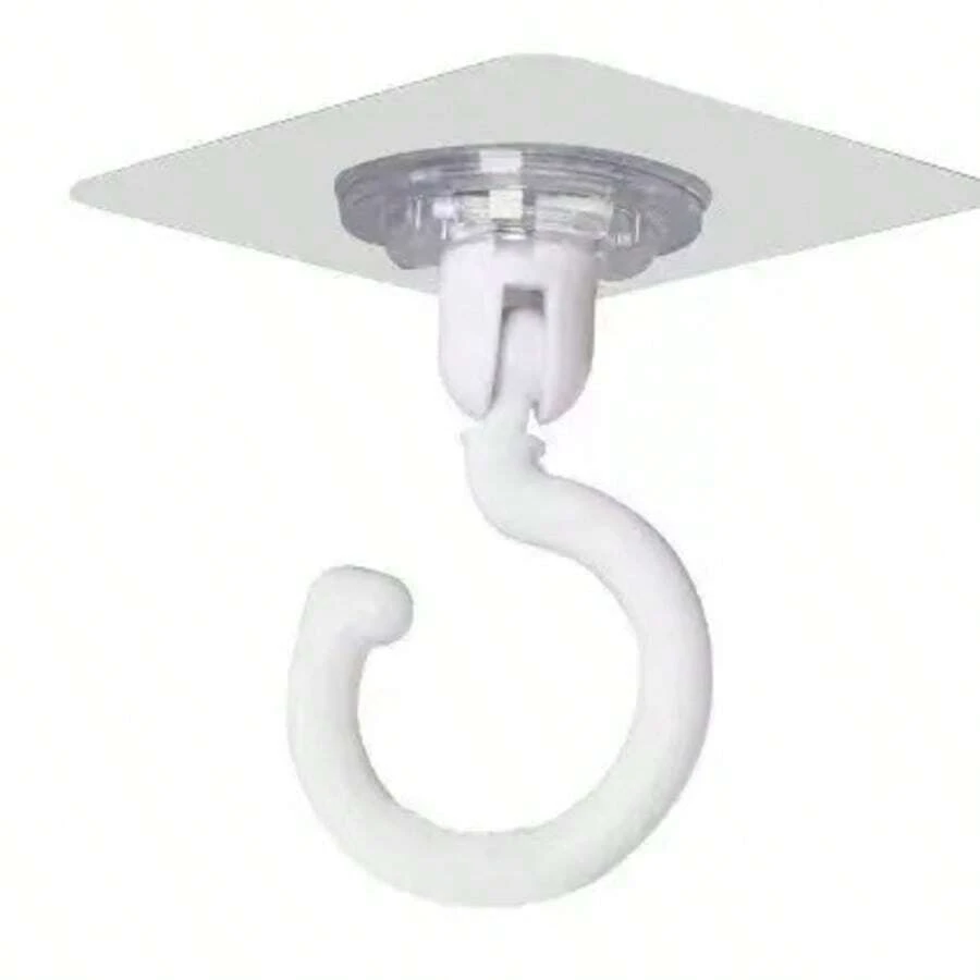 20pcs No Drill Rotating Ceiling Hooks - Multicolor - View 1