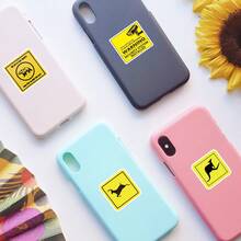 50pcs Cartoon Graffiti Warning Sticker Set, Fun Cartoon Warning Decorative Stickers, Waterproof For Laptop, Phone, Car, Skateboard, Water Bottle, Planner Scrapbook Supplies Scrapbooking - A - View 2