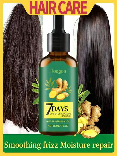 1 Chai 30ml Dầu dưỡng tóc, Trị rụng tóc, Công thức dịu nhẹ, Tăng cường và dưỡng ẩm da đầu, Giúp tóc mềm mại và bóng mượt, Phù hợp với mọi loại tóc, Chăm sóc hàng ngày, Cải thiện tình trạng khô và xơ rối, Giữ cho ngọn tóc mềm mượt.