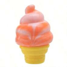 Gradient Ice Cream Squishy Toy Slow Rise Stress Relief Sensory Fidget Toy Soft Anti-Anxiety Squeeze Toy Cute Kawaii Dessert Model Decompression Toy Adults Office Desk Travel Party Favor Gift - 藍色 - 查看 5