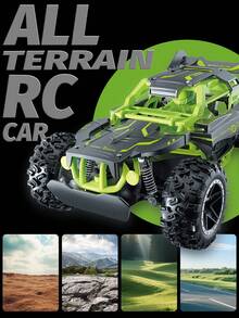1pc 1:18 Scale 2.4GHz Remote Control Off-Road Vehicle, 4WD, Multi-Angle Driving, Rechargeable Drifting RC Car, High-Speed Racing Outdoor Toy For Children 6+ Years Old, Suitable As Birthday/Christmas Gift - Multicolor - View 6