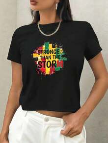Women T-Shirts - Black - View 1