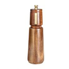 1pc/2pcs/3pcs Wooden Seasoning Jar Grinder, Pepper Shaker, Spice Jar With Manual Grinder For Kitchen - Brown - View 10
