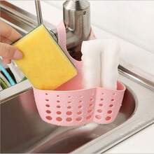 2 buc. suport reglabil pentru chiuvetă de bucătărie - suport durabil din plastic pentru burete de robinet cu găuri de drenaj, coș de depozitare verde pentru blat pentru bureți, spălători și săpunuri, design perforat | construcție robustă, accesorii pentru chiuvetă de bucătărie - Multicolor - Vizualizare 11