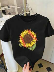 Women T-Shirts - Black - View 2