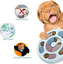 DR CATCH Dog Puzzle, A Dog Food Toy Designed To Train Intelligence And Mental Well-Being, Dog Therapeutic Puzzle (Blue) - Pink - View 4