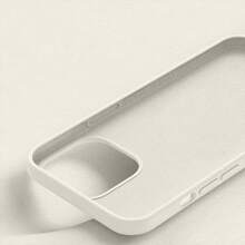 2.0mm Thick Liquid Silicone Phone Case Compatible With Apple 17 16 15 14 13 12 11Pro Max Series, Fully Covered Protective Case - Beige - View 3