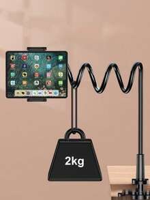 1 cái giá đỡ điện thoại/máy tính bảng xoay 360° đế xoắn ốc kiểu dáng thoải mái để cạnh giường ngủ, thích hợp cho mùa tựu trường. - Nhiều màu - Xem 9