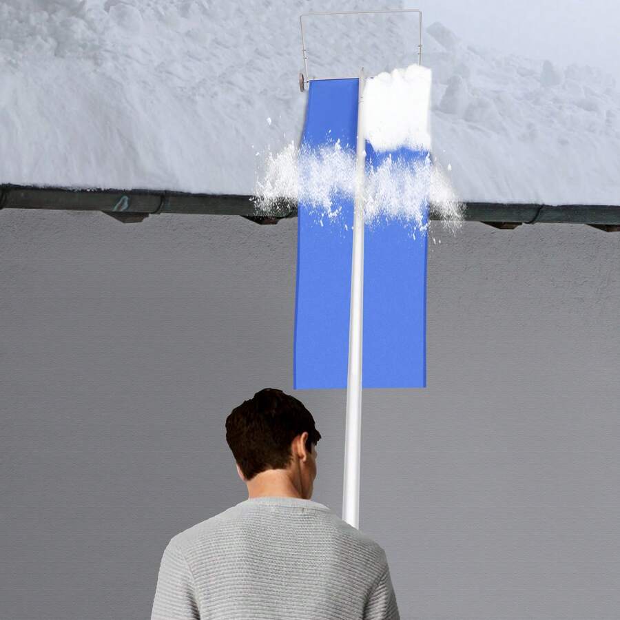 SanBouSi Extendable Snow Rake Roof Snow Rake Snow Removal Tool - Roof Snow Rake - View 1