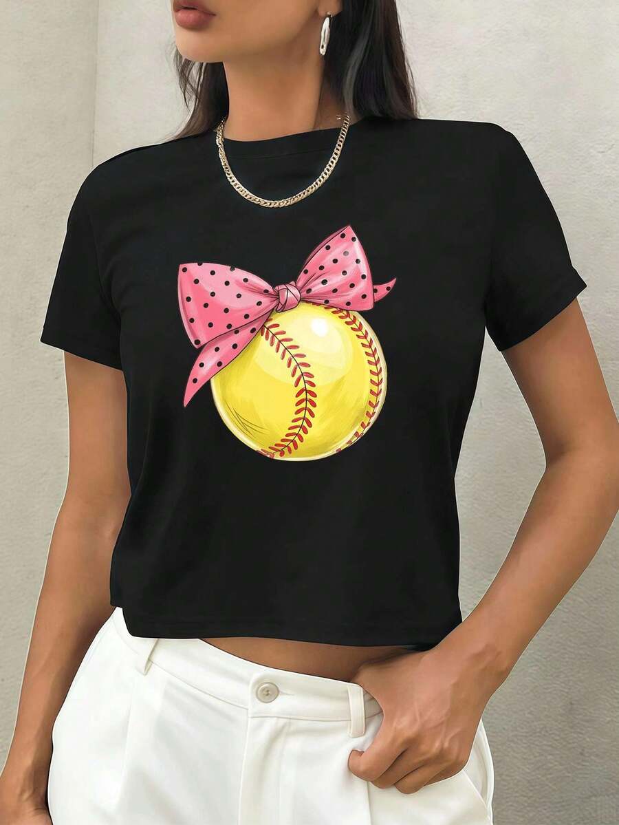 Women T-Shirts - Black - View 1