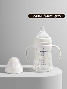 1pc Baby Wide Mouth Rabbit Design Anti-Drop Anti-Colic Feeding Bottle, Suitable For Infant Feeding - Multicolor - View 14