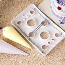 1pc Piping Bag Holder, Cream Icing Nozzle Storage Rack For Cake Decorating Workbench, Pastry Bag Tray Stand Tool - White - View 8