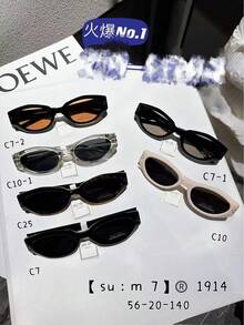 Colección de Gafas de Sol para Miopía Xuchen: Gafas de Sol Negras de Ojo de Gato Cuadradas para Mujeres con Rostros Cuadrados o Redondos, Rostros Grandes, Efecto Adelgazante, Estilo de Alta Gama. - 1965-57 - Ver 18