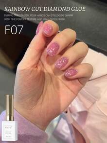 MISSMONDAY 15ml 彩虹闪粉凝胶指甲油 夏日糖果闪粉凝胶，UV LED 浸粉美甲，半永久，DIY 沙龙级美甲凝胶 - 彩色 - 查看 25