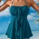 Agua verde azul