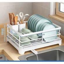 1 khay nhựa đa năng có chức năng thoát nước, tương thích với bát và giá để chén đĩa, chống ẩm và dễ vệ sinh. - Nhiều màu - Xem 7