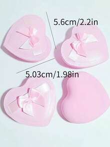 Bông mút trang điểm BB Cream Heart & Bow Cotton Candy, dụng cụ trang điểm đa năng. - Nhiều màu - Xem 3