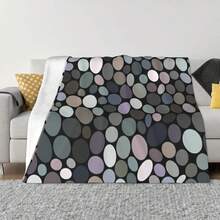Pebbles Ultra-Soft Fine Black Wool Blanket - 1 - 查看 1