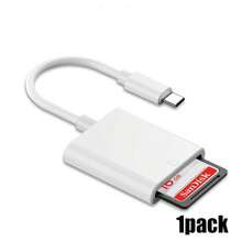 即插即用型 SD 卡读卡器，相机适配器读取器 Type-C 兼容 17 Pro Max/17 Pro/17/Air/16/15/14/13/12/11/XS/XR/8/7/6、S25/S24/S23/S22/S21/S20 系列高速读卡器 - 查看 9