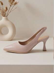 Geeyea Ladies' Pointed And Sexy High-Heeled Sandals, Designed To Enhance Height And Slimming, Suitable For Uniforms, Parties, Business, Dances, And Dates. - Baby Pink - View 3
