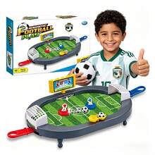 Juego de mesa de fútbol magnético doble, juego de mesa de inteligencia infantil - Negro - Ver 2