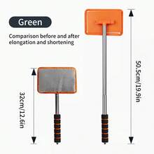 可伸缩汽车玻璃除雾刷，车内挡风玻璃和天窗清洁拖把，高效除雾防雾汽车清洁工具 - A - 查看 12