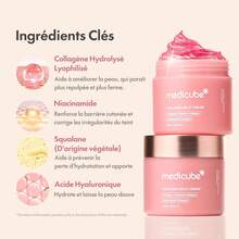 Medicube Collagen Jelly Cream- Niacinamide & Freeze-Dried Hydrolyzed Collagen - Boosts Skin's Barrier Hydration And Gives 24h Glow & Lifted Look - Korean Skincare (1.69 Fl Oz) - 50毫升 - 查看 4