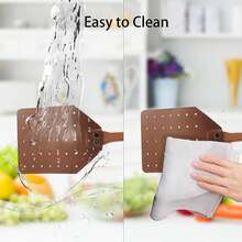 1pc Sturdy Leather Fly Swatter - (19.7")Long Handle Heavy Duty Wood Fly Swatter With Hanging Rope, Stable Fly Swatter With Wooden Handle Insect Killer For Indoor Outdoor Fly Killer Fly Swatter Mosquito Swatter - Multicolor - View 4