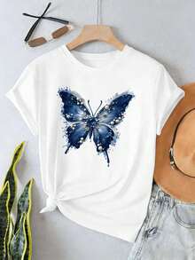 Women T-Shirts - White - View 2
