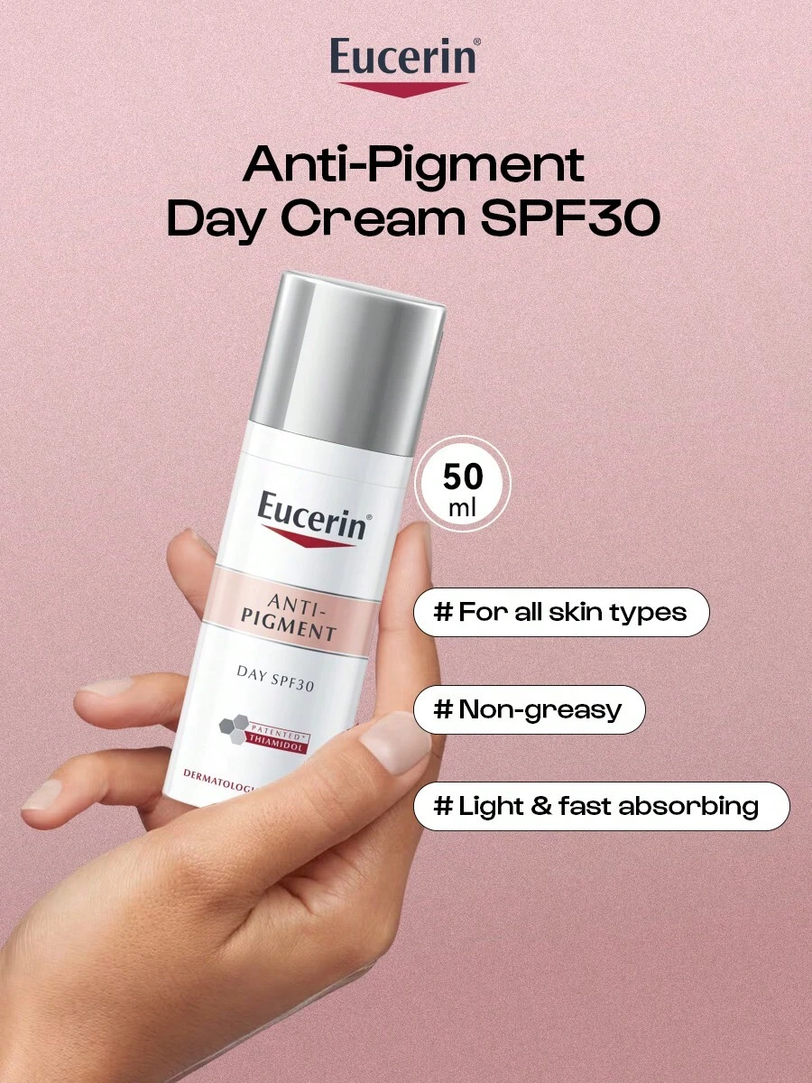 Eucerin - Anti-Pigment Day Cream SPF30 (50ml) - Hyaluronic Acid - View 1