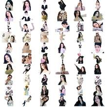 60張「Biggest Fan」貼紙組，適用於 Irene 首張工作室專輯，K-POP 偶像收藏家 Reveluv 粉絲專用乙烯基貼紙，自黏式裝飾貼紙，可用於日記本、計畫本、相簿、筆電、手機 - 彩色 - 查看 5