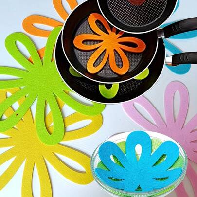 3pcs/Pot Protectors Set, Anti-Scratch & Heat-Resistant Cookware Dividers, Stackable Kitchen Protection Pads For All Size Pots & Bowls, Non-Slip, Durable & Reusable