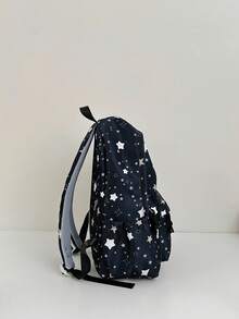 New Cartoon Korean Style Chic Casual Versatile Durable Backpack - Black - View 4