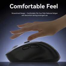 VegGieg 30dB 超静音 2.4G 无线鼠标，符合人体工学，多 DPI 可调，适用于电脑、笔记本电脑、办公设备，不含电池 - 查看 5