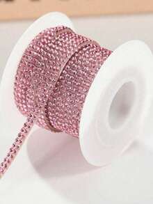 5m/Rollo Tira de Rhinestones DIY, Adecuado para Decoración de Diamantes de Coche, Decoración de Diamantes de Coche, Artesanía de Diamantes Autoadhesivos Tira de Rhinestones DIY - Dos filas de diamantes - Ver 13